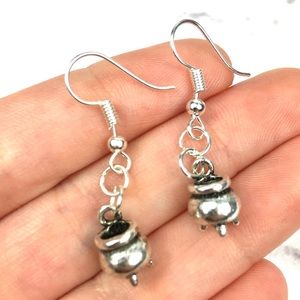 3 for $15 Tiny Witch Cauldron Dangle Earrings